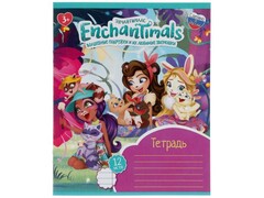 85312 [NL-12-55863-ENCH] Тетрадь 12л ЛИНИЯ «Энчантималс»