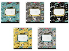 85327 [58387] Тетрадь 12л ЛИНИЯ "Gamepad" _MIX-PACK