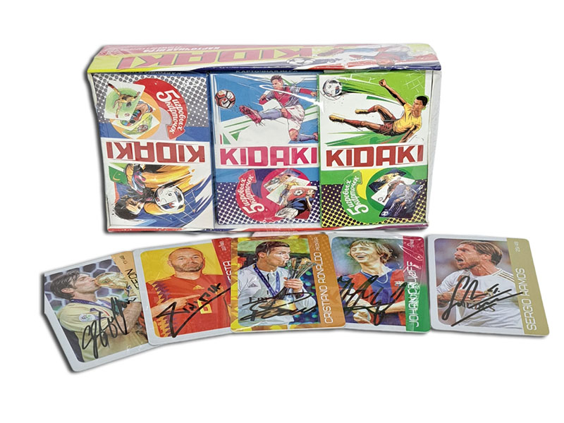 Купить оптом Набор карточек ФУТБОЛ 5шт KIDAKI (24шт/уп) в Луганске