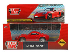 85445 [2005C109-R] Машина металл СПОРТКАР, 10 см, инерция, кор. Технопарк в кор.2*120шт