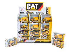 85476 [2107I071-R] Модель металл мини cat лицензия, 7см, своб.ход, подвиж. детали, дисплей Технопарк уп-48шт в кор2*8уп