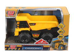 85510 [M524-H11256-DUMP-R] Машина пластик свет-звук САМОСВАЛ, 15 см, подв. дет., инерц.,кор. Технопарк в кор.2*48шт