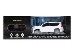 85521 [PRADO-19L-WH] Машина ру TOYOTA PRADO свет, 19 см, ,бел, кор - в кор.2*24шт