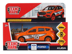 Машина металл FORD KUGA СПОРТ 12 см, двери, багаж, инерц, в кор. Технопарк в кор.2*36шт