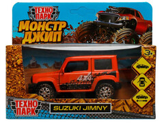 Машина металл SUZUKI JIMNY 11,5 см, двер, баг, инер, оранж, кор. Технопарк в кор.2*36шт