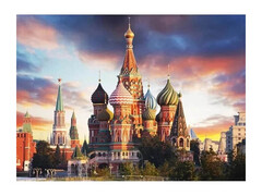 Алмаз мозаика (класс.) 30х40 см, без подр., с полн. заполн.(30цв) Московский закат (Арт.НД-6331)