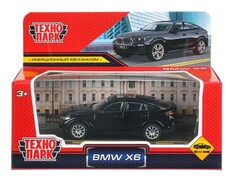 86208 [X6-11-BK] Машина металл BMW X6  длина 10,5 см, инерц, черный, в кор. - в кор.2*36шт X6-11-BK