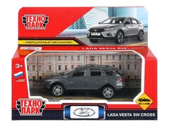 Машина металл LADA VESTA SW CROSS 10,5 см, инерц, темно-серый, кор. Технопарк в кор.2*36шт VESTA-CROSS-11-GY (72)
