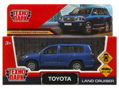 86231 [CRUISER-13-BU] Машина металл TOYOTA LAND CRUISER 12,5 см, двери, инерц, синий, кор. Технопарк в кор.2*36шт CRUISER-13-BU