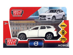 86233 [XC60-12-WH] Машина металл VOLVO XC60 R-DESING 12 см, двери, багаж, инерц.белый, кор. Технопарк в кор.2*36шт XC60-12-WH (72)