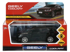 86242 [GC-12-BK] Машина металл кроссовер Geely Coolray 12 см, инерц., двери, багаж., черный, кор. Технопарк в кор. GC-12-BK