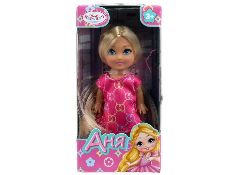 Купить оптом Кукла Аня 12 см, кор КАРАПУЗ в кор.120шт ANNA-FW4-BB в Луганске