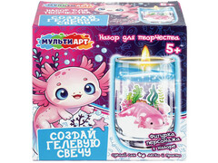 Гелевая свеча сделай сам аксолотль MultiArt в кор.40шт CANDLE-141837