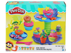 Набор для лепки с формочками cupcake tower 26*22 MultiArt в кор.2*24шт MODCL-123558-PD