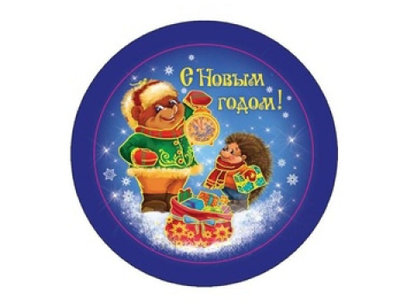 Купить оптом Магнит "Мишка и ежик" 6*6 см, агломерр. феррит. Арт. 34852 в Луганске