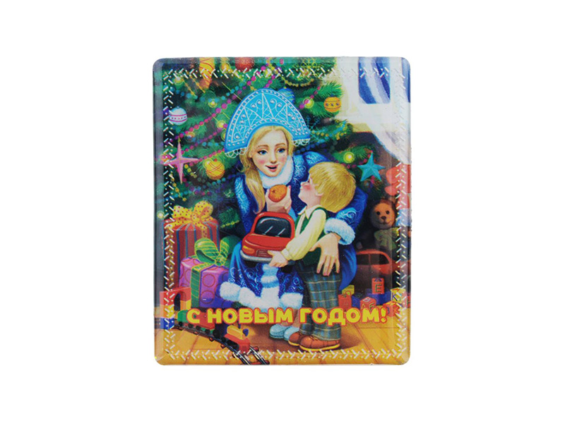 Купить оптом Магнит "Снегурочка с ребенком" 6*5 см, агломеррир. феррит. Арт. 38379 в Луганске