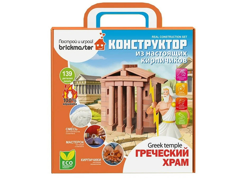 Купить оптом "Греческий храм": конструктор керамический для детского творчества, арт.304 в Луганске