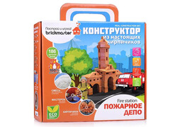86790 [201] "Пожарное депо": конструктор керамический для детского творчества, арт.201
