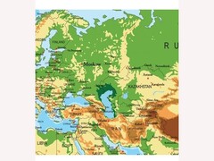 87113 [10-05-0051] Упаков. бумага Карта мира (10 л., 70х100 см, 90 г/м2) 10-05-0051