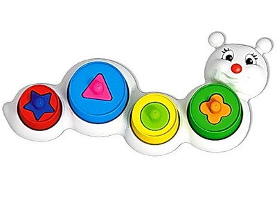 Логическая игрушка "Гусеница"
