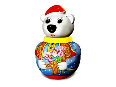 Неваляшка малая Белый медведь "Тёма"