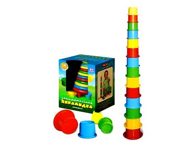 Занимательная пирамидка большая