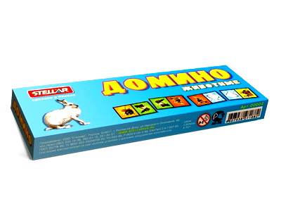 Купить оптом Домино № 2 "Животные" в Луганске