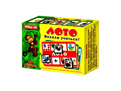 Лото "Весело учиться"