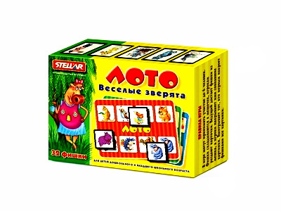 Лото "Весёлые зверята"