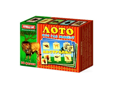 Лото "Кто где живёт"