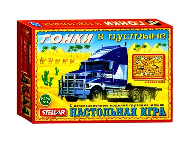 Настольная игра "Гонки в пустыне"