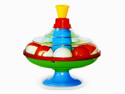 Юла большая с шариками