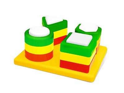 Логическая чудо - пирамидка "Цветики"