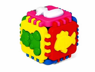 Логический куб "Весёлые зверята"