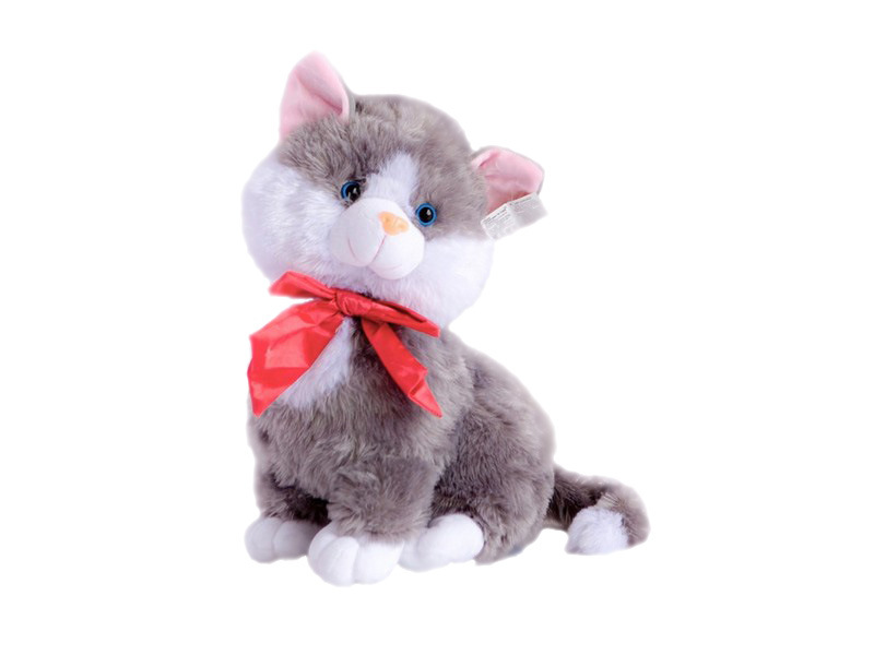 Кошка сидит бант атлас 1955/45