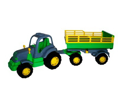 Трактор "Крепыш" с прицепом №2