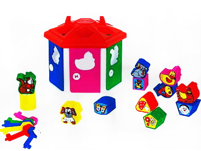 Логический домик в сеточке