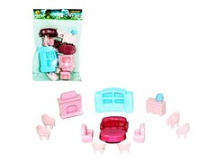 Набор мебели для кукол №4 13 эл. в пакете