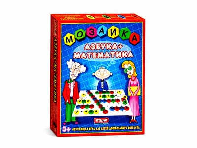 Мозаика "Азбука+Математика" (поле 32*25 см)