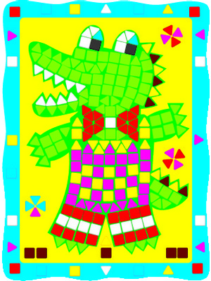 ART Мозаика "Крокодил"