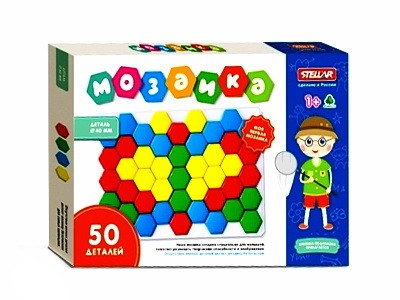 Мозаика (диаметр 40мм/50 деталей)