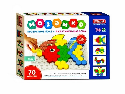 Купить оптом Мозаика (диаметр 40мм/70 деталей) с прозрачным полем в Луганске