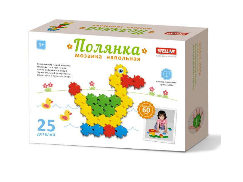 Купить оптом Мозаика "Полянка" (диаметр 60мм/25 деталей), "Утка" в Луганске