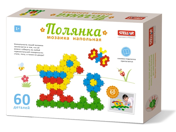 Купить оптом Мозаика "Полянка" (диаметр 60мм/60 деталей) в Луганске