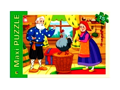 МАКСИ-ПАЗЛЫ 15 элементов. КУРОЧКА РЯБА