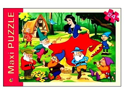 МАКСИ-ПАЗЛЫ 24 элемента. БЕЛОСНЕЖКА