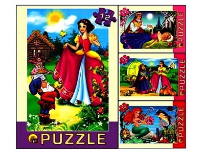 ПАЗЛЫ 12 элементов. СКАЗКИ ДЛЯ ПРИНЦЕСС кратно 32