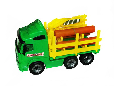 Автомобиль-лесовоз "Volvo" в сеточке