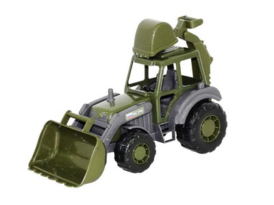 Трактор-экскаватор военный "Мастер"