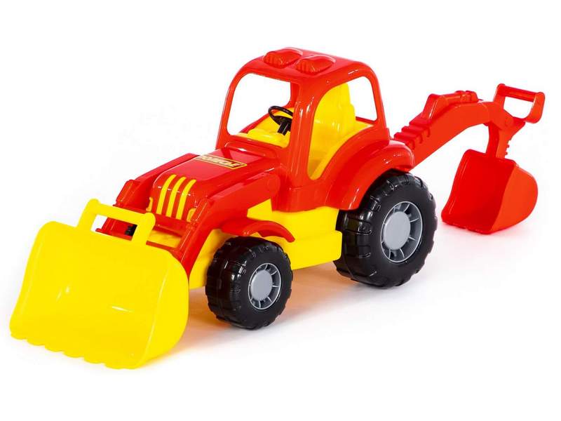 Трактор-экскаватор "Силач"